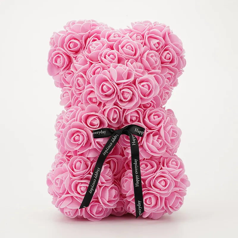 Rose Teddy Bear 25cm (10")