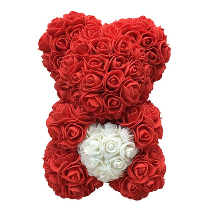 Rose Teddy Bear 25cm (10")